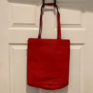 Kate Spade Saturday Red Leather Tote